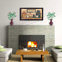 Its Always Good to Be Home Black Framed Print Wall Art - Homeroots