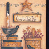 Give Us This Day Black Framed Print Wall Art - Homeroots - Flyclothing LLC