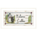 Nature Calls 1 White Framed Print Wall Art - Homeroots - Flyclothing LLC