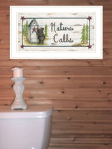Nature Calls 1 White Framed Print Wall Art - Homeroots - Flyclothing LLC