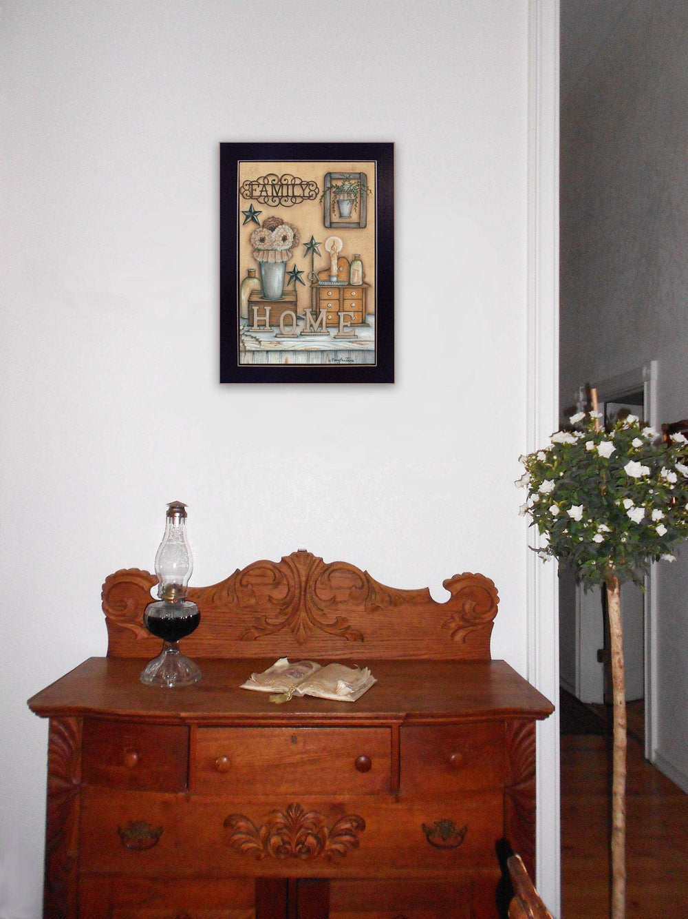 Family 9 Black Framed Print Wall Art - Homeroots - Flyclothing LLC