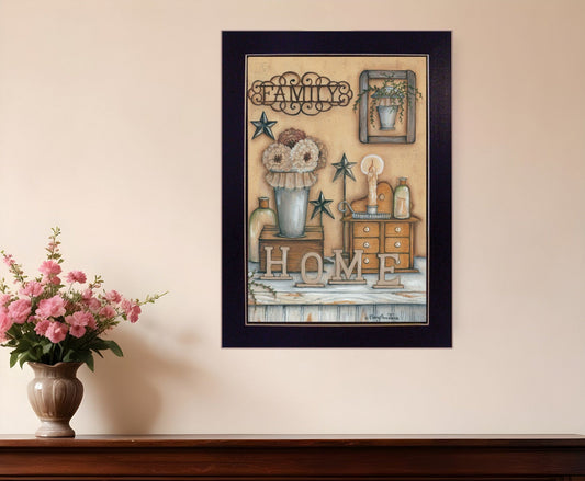 Family 9 Black Framed Print Wall Art - Homeroots