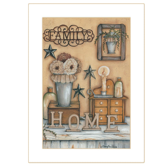 Family 10 White Framed Print Wall Art - Homeroots