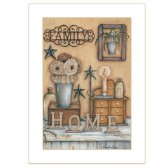 Family 10 White Framed Print Wall Art - Homeroots