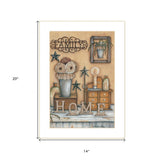 Family 10 White Framed Print Wall Art - Homeroots - Flyclothing LLC