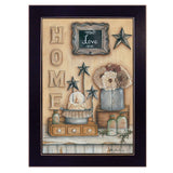 Friends 2 Black Framed Print Wall Art - Homeroots - Flyclothing LLC