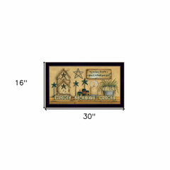 Home Sweet Home 6 Black Framed Print Wall Art - Homeroots
