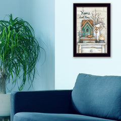 Home Sweet Home 4 Black Framed Print Wall Art - Homeroots