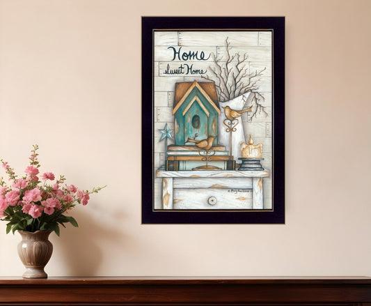 Home Sweet Home 4 Black Framed Print Wall Art - Homeroots