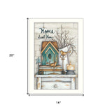 Home Sweet Home 5 White Framed Print Wall Art - Homeroots - Flyclothing LLC