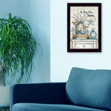 No Place Like Home 5 Black Framed Print Wall Art - Homeroots