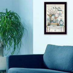 No Place Like Home 5 Black Framed Print Wall Art - Homeroots