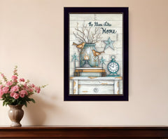 No Place Like Home 5 Black Framed Print Wall Art - Homeroots