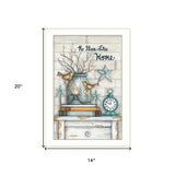 No Place Like Home 6 White Framed Print Wall Art - Homeroots - Flyclothing LLC