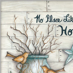No Place Like Home 6 White Framed Print Wall Art - Homeroots