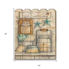 Fresh Towels and Soap Unframed Print Bathroom Wall Art - Homeroots