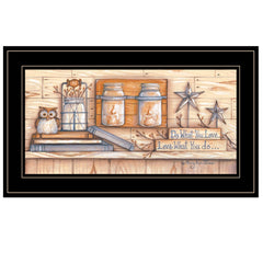 Do What You Love 2 Black Framed Print Wall Art - Homeroots