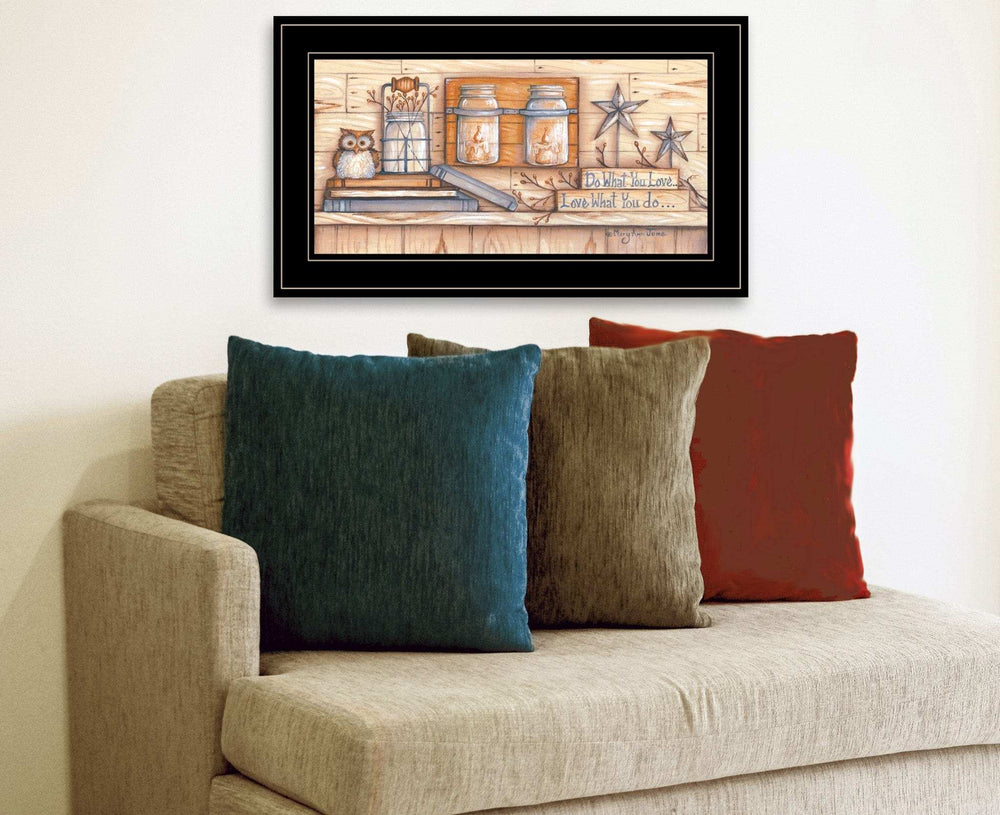 Do What You Love 2 Black Framed Print Wall Art - Homeroots - Flyclothing LLC