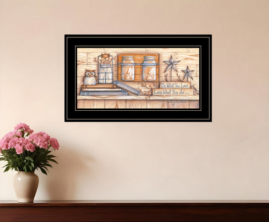 Do What You Love 2 Black Framed Print Wall Art - Homeroots