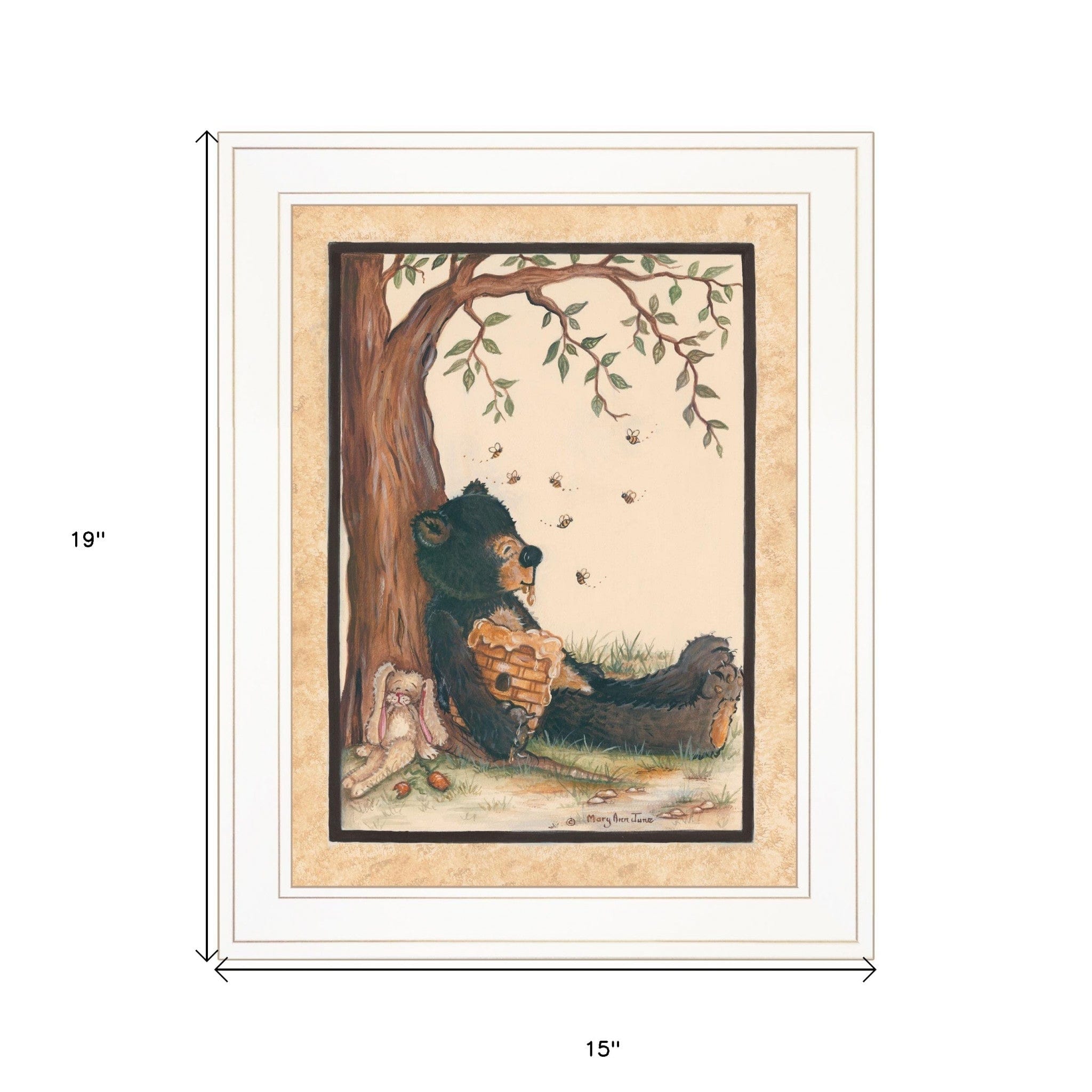 Nap Time 1 White Framed Print Wall Art - Homeroots
