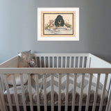 Gone Fishing 1 White Framed Print Wall Art - Homeroots - Flyclothing LLC