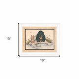 Gone Fishing 1 White Framed Print Wall Art - Homeroots - Flyclothing LLC