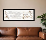 We are Family Black Framed Print Wall Art - Homeroots - Flyclothing LLC