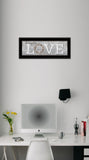 Love Do Everything in Love 1 Black Framed Print Wall Art - Homeroots