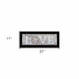 Love Do Everything in Love 1 Black Framed Print Wall Art - Homeroots - Flyclothing LLC