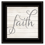 Simple Words Faith 2 Black Framed Print Wall Art - Homeroots