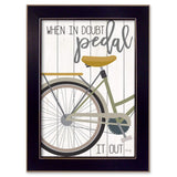 When In Doubt Black Framed Print Wall Art - Homeroots - Flyclothing LLC