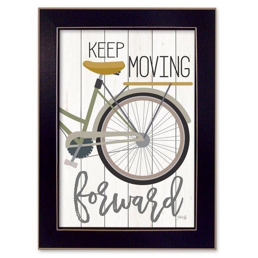 Moving Forward Black Framed Print Wall Art - Homeroots