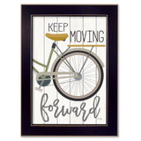 Moving Forward Black Framed Print Wall Art - Homeroots