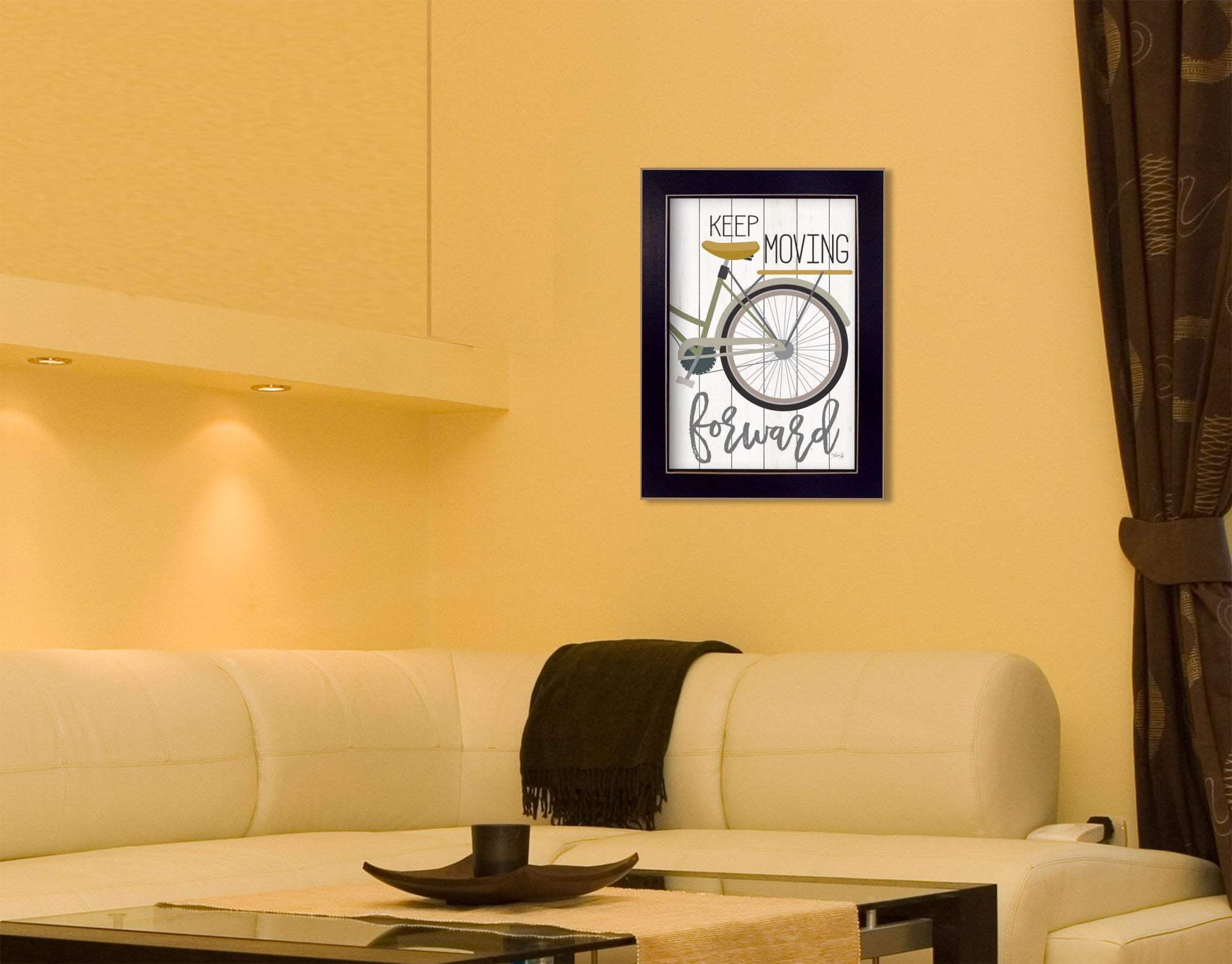 Moving Forward Black Framed Print Wall Art - Homeroots - Flyclothing LLC