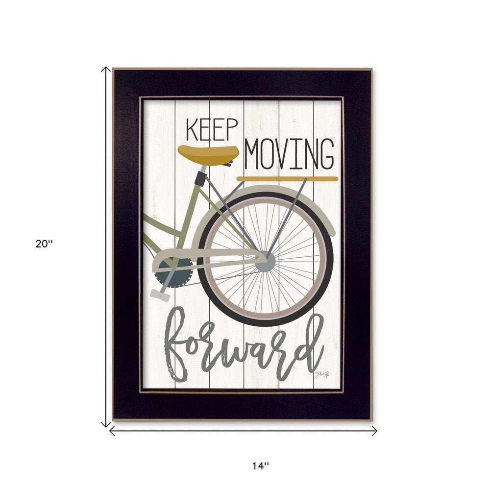 Moving Forward Black Framed Print Wall Art - Homeroots - Flyclothing LLC
