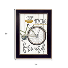 Moving Forward Black Framed Print Wall Art - Homeroots