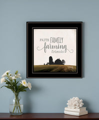 Faith Family Farming Friends 2 Black Framed Print Wall Art - Homeroots