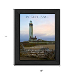 Perseverance 2 Black Framed Print Wall Art - Homeroots