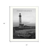 Perseverance 1 White Framed Print Wall Art - Homeroots - Flyclothing LLC