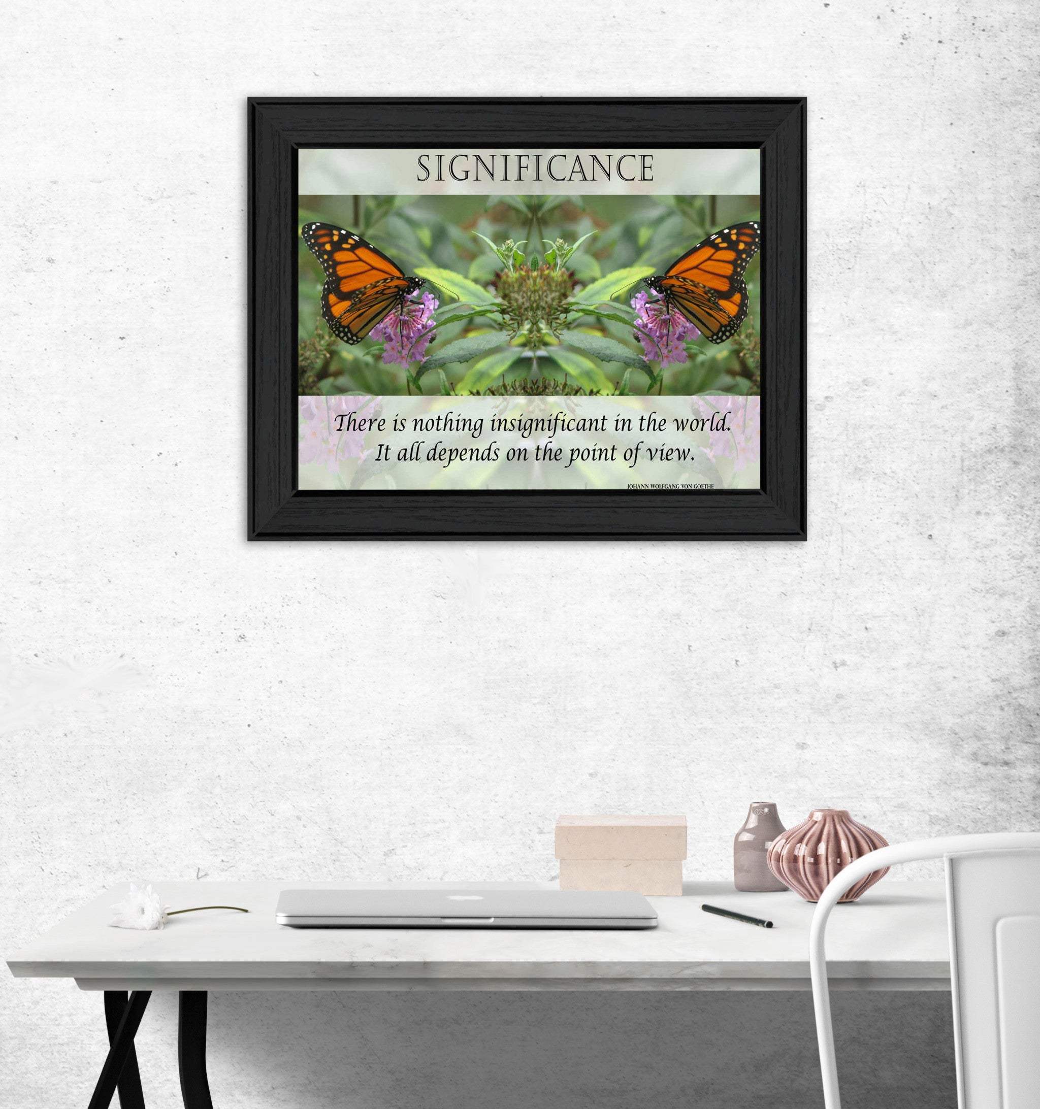 Significance 3 Black Framed Print Wall Art - Homeroots - Flyclothing LLC