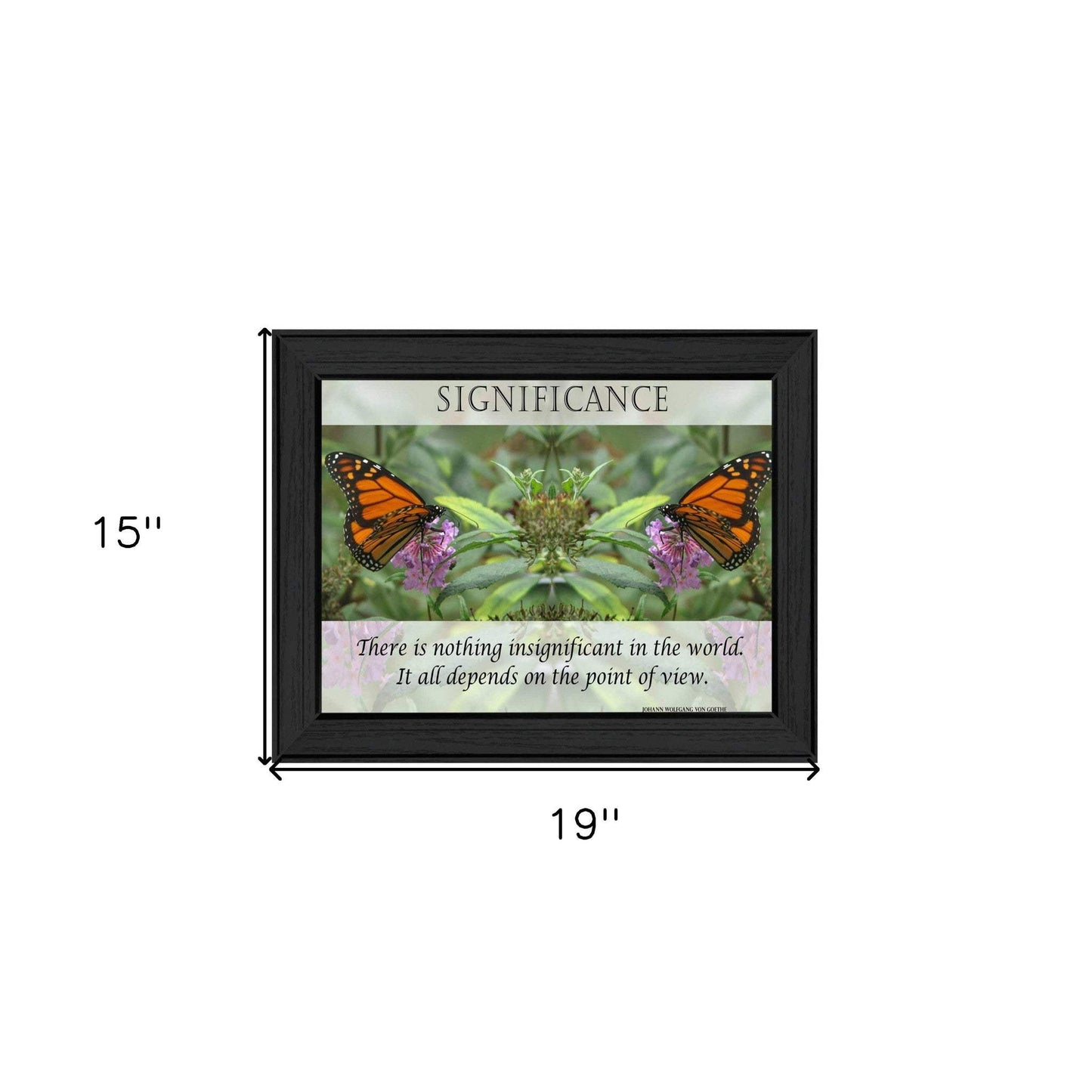 Significance 3 Black Framed Print Wall Art - Homeroots - Flyclothing LLC
