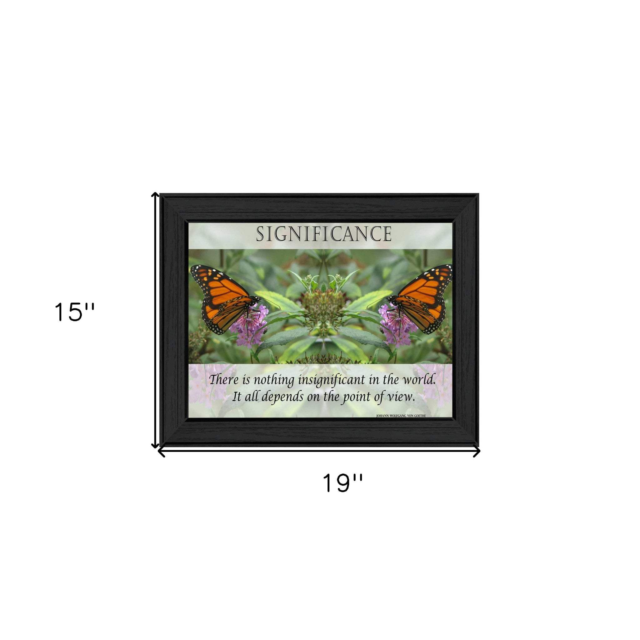 Significance 3 Black Framed Print Wall Art - Homeroots - Flyclothing LLC
