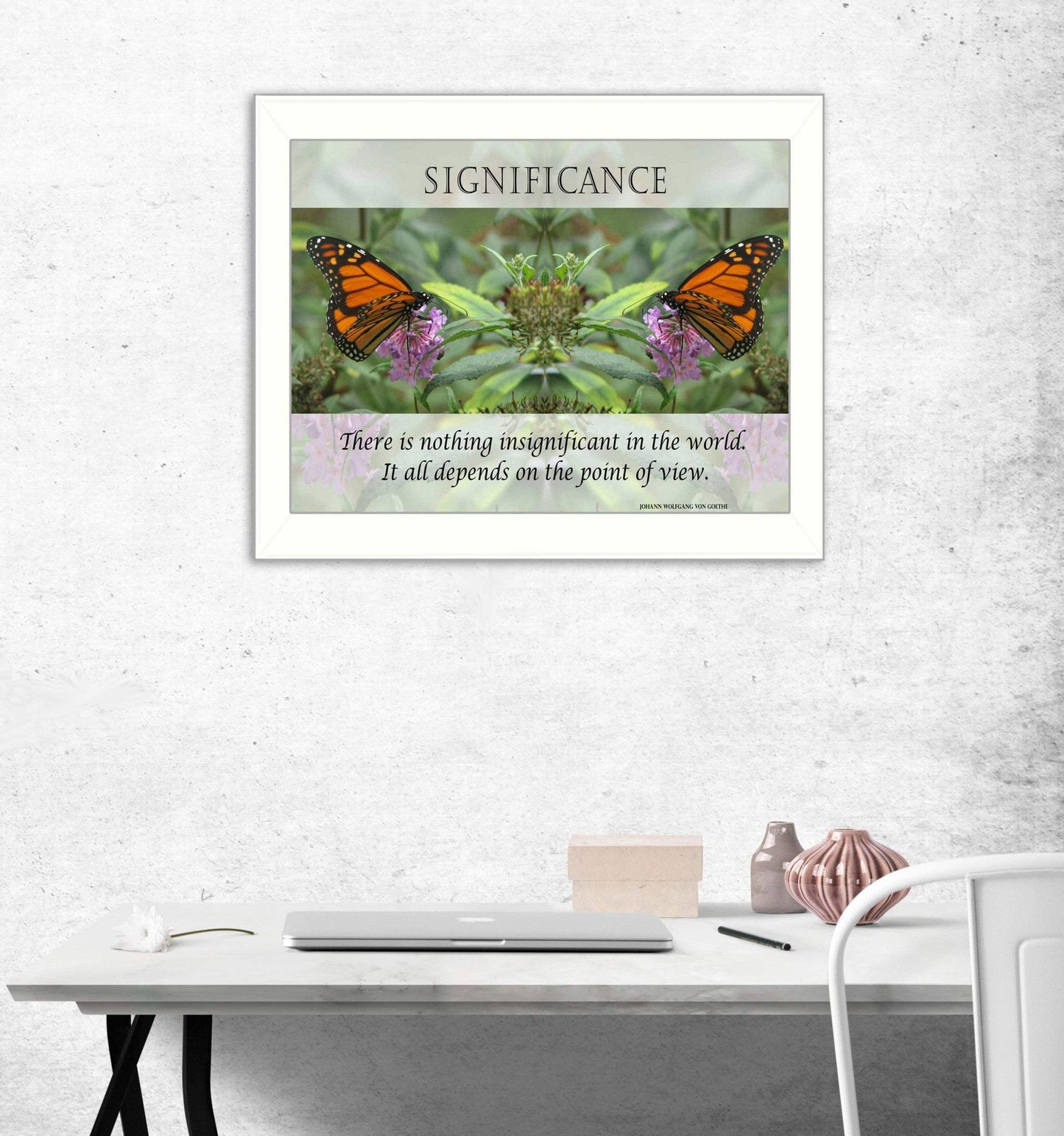 Significance 4 White Framed Print Wall Art - Homeroots - Flyclothing LLC