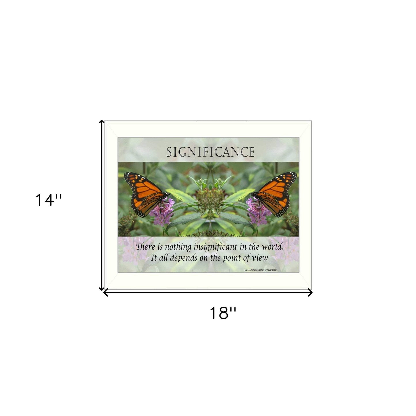 Significance 4 White Framed Print Wall Art - Homeroots - Flyclothing LLC