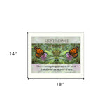 Significance 4 White Framed Print Wall Art - Homeroots - Flyclothing LLC