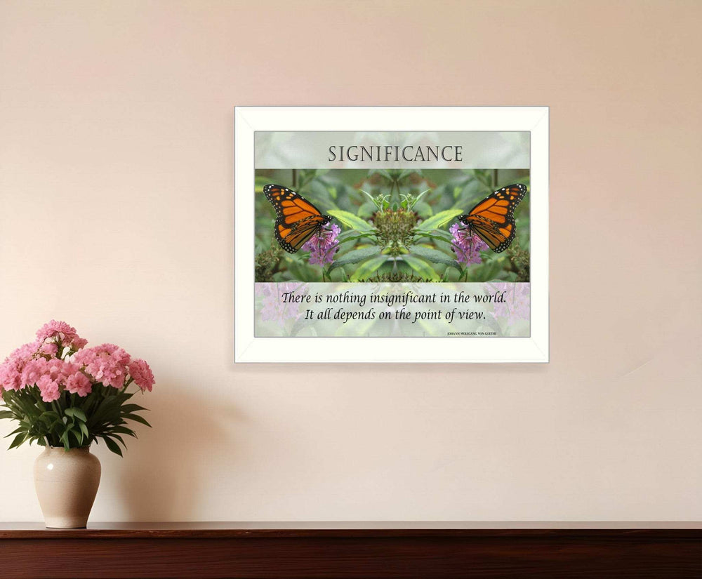 Significance 4 White Framed Print Wall Art - Homeroots - Flyclothing LLC