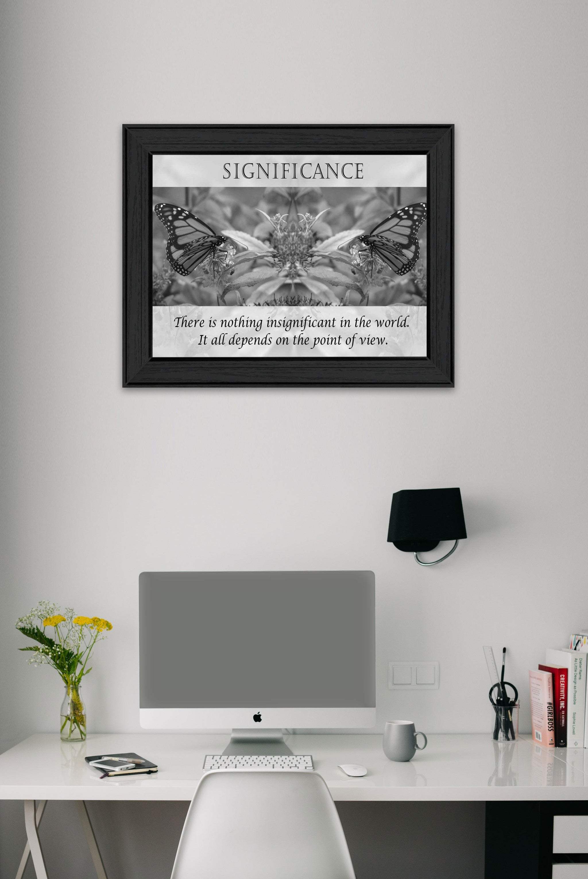 Significance 5 Black Framed Print Wall Art - Homeroots - Flyclothing LLC