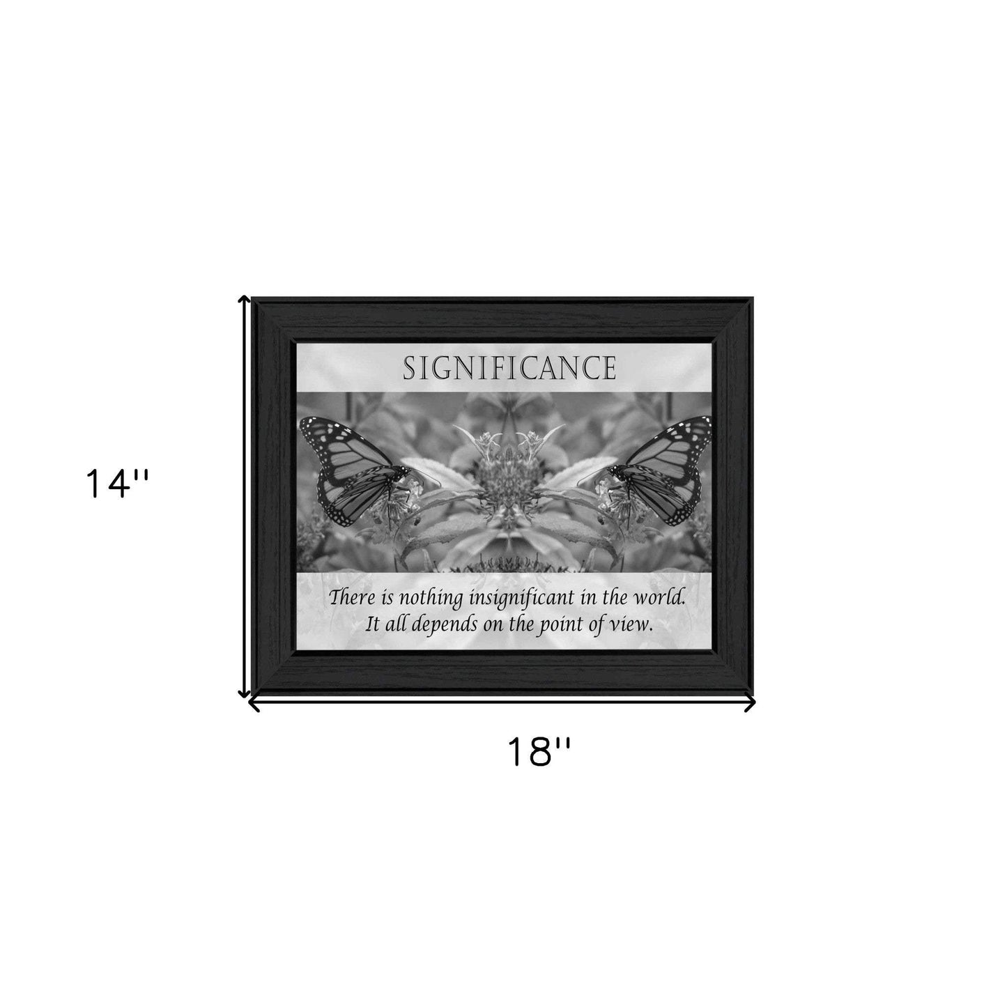 Significance 5 Black Framed Print Wall Art - Homeroots - Flyclothing LLC