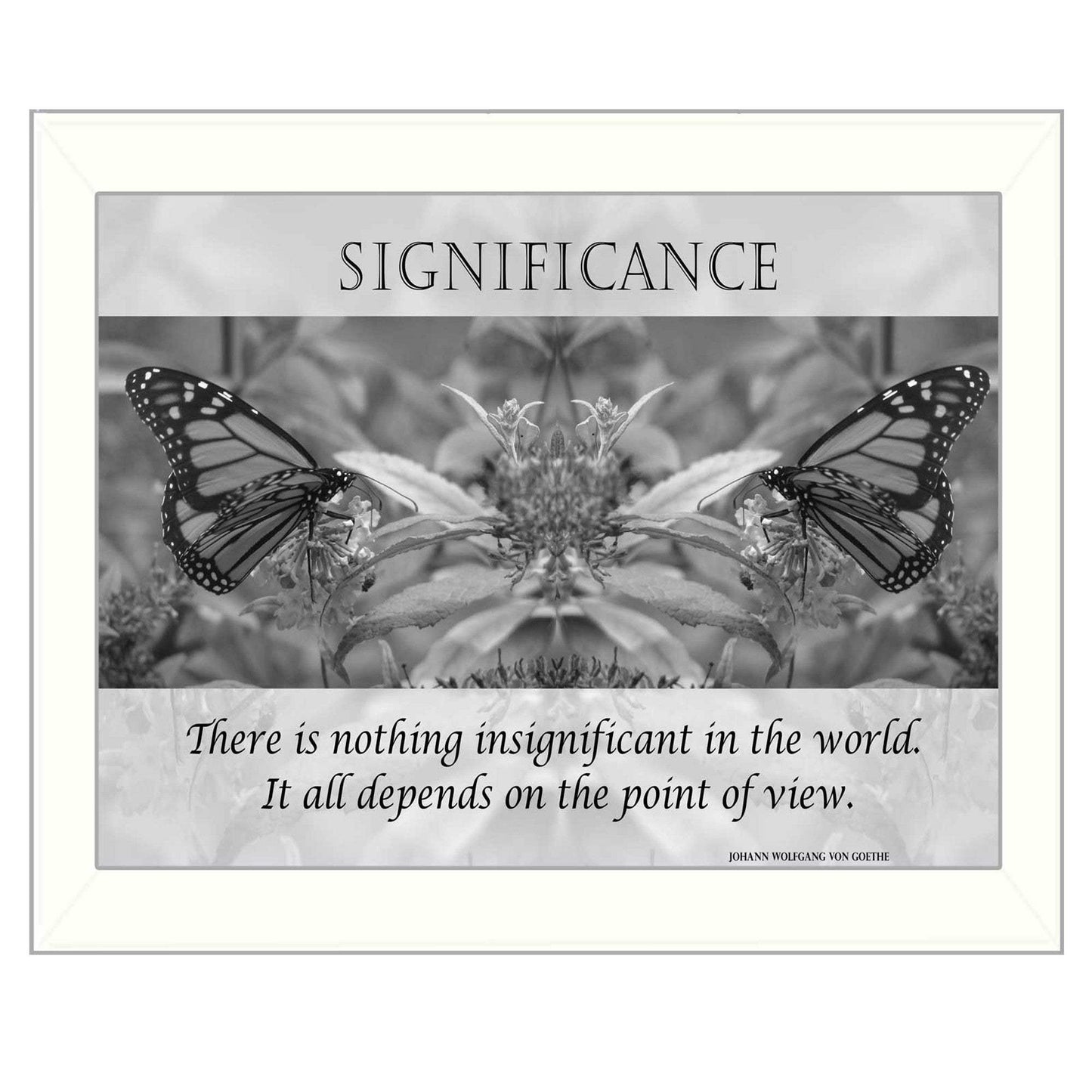 Significance 6 White Framed Print Wall Art - Homeroots - Flyclothing LLC