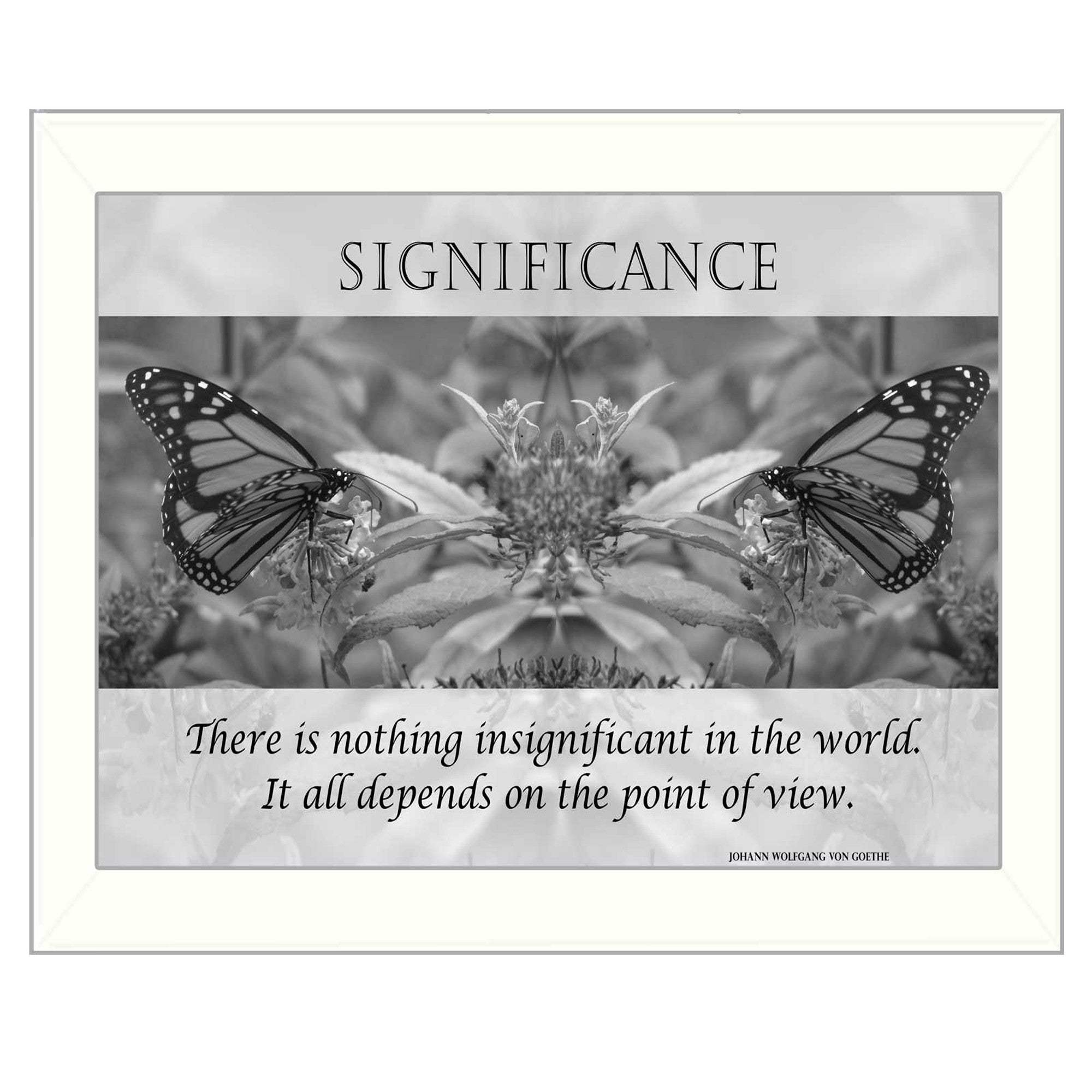Significance 6 White Framed Print Wall Art - Homeroots - Flyclothing LLC